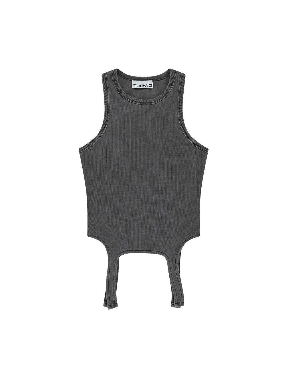 GARMENT DYED TAIL TANK [CHARCOAL]
